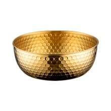 1pc Stainless Steel Mixing Bowl, Korean Style Salad Bowl, Japanese Cold Noodle Bowl, Household Soup Bowl, Instant Noodle Pot,School Supplies