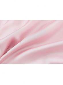 SHIBASHAN 夏季性感缎面吊带V领长裙女士时尚细肩带修身露背长款派对连衣裙