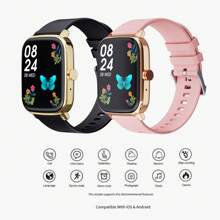 Waterproof Smart Watch, Wireless Calling /Dial, Multi -Sport Mode, Calling Reminder And Rejection, SMS Reminder, Custom Wallpaper,For IPhone/Andriod