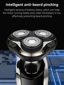 五合一电动剃须刀，3D旋转，可充电，适合商务旅行男士，车内快速剃须，随时随地保持良好仪容，日常清洁使用，送给丈夫的礼物