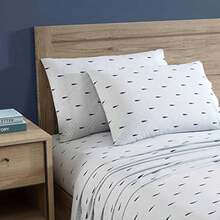 - Full Size Sheet Sets, Cotton Percale Bedding, Crisp & Cool, Coastal - 1 - 查看 3