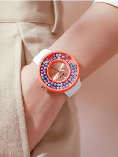  Kezzi Brand Minimalist White Luminous Watch, 2022 New Model, Summer Ins Style