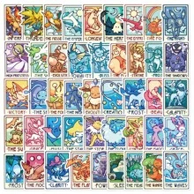 pokemon Pokémon Decorative Stickers, Computer Stickers, Luggage Anti-Lost Stickers, Party Gifts & Surprise Gifts, Birthday Gifts, Manga Fan Collectible Stickers, Suitable For All Ages