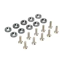 10 buc/set șaibe și șuruburi auto din aluminiu M6, utilizate pentru decorarea compartimentului motorului - elemente de fixare pentru plăcuța de înmatriculare DIY multicolore, finisaj mat, aplicație multifuncțională, modificare decorativă, elemente de fixare din aliaj de aluminiu auto pline de viață, accesorii pentru modificarea mașinii