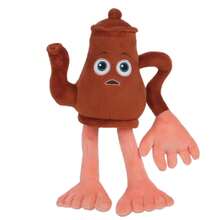 2Pcs-Tung Tung Tung Sahur Plush Toys Funny Shark Plush Dolls- Hilarious Meme Stuffed Animal, Soft & Huggable Mythological Creature Toy, Great Gift For Kids, Anime Fans & Prank Lovers - Teapot Person - 查看 2