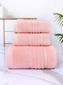 1pc Bath/Hand Towel, Simple & Elegant Luxury, Everyday Bathroom Face Towel, Super Soft, Absorbent, Skin-Friendly, Suitable For Bathroom, Gym, Hotel, Beach Vacation, Daily Essential, Perfect Gift For Home & Travel