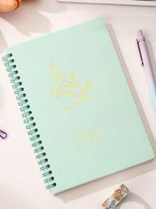 1 Máy tính xách tay bìa PP đơn giản có cuộn dây ngang màu Macaron, thích hợp cho văn phòng phẩm và đồ dùng văn phòng của sinh viên - A5 - Xem 23