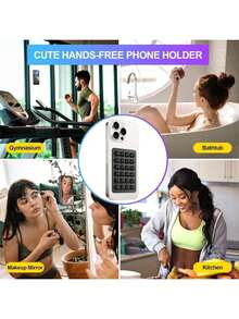 柔软硅胶手机壳,带吸盘,粉色挂绳,兼容 17/17 Air/17 Pro/17 Pro Max/16/7/8/11/12/13/14/15/X/XR/Xs/Plus/Pro/Pro Max/SE2 - 無色 - 查看 12