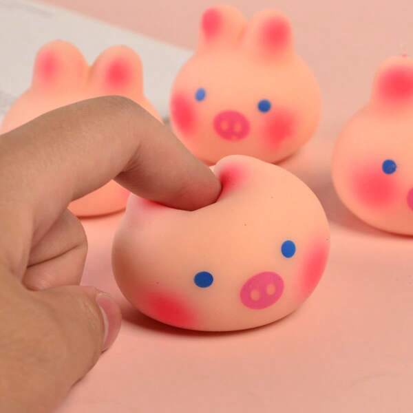 Novidades: Brinquedo de apertar Sakura Pig, bola de massa de farinha, coelho e porco para aliviar o estresse