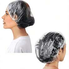 100pcs Multi-Functional Dust Cap, Elastic Band Perm Cap, Shower Cap, Hair Coloring Cap