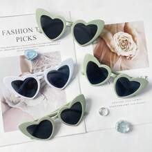 11pcs Women's Heart Shaped Sunglasses Fashion Cat Eye Heart Shape Sunglasses Retro Cute Vintage Cute Sunglasses