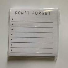 1 Pack Of Sticky Notes, Don't Forget To Use For Planning, Reminder, And Study, Self-Adhesive Memo, Suitable For Home And Office Use, 3X 3inch Lined Notebook