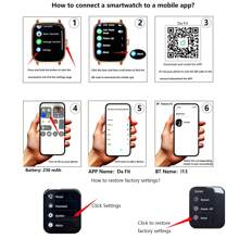 Waterproof Smart Watch, Wireless Calling /Dial, Multi -Sport Mode, Calling Reminder And Rejection, SMS Reminder, Custom Wallpaper,For IPhone/Andriod