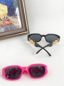 2 副 Y2K 几何眼镜（女士） - 彩色 - 查看 9