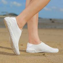 男女通用水鞋，适合游泳、室内健身、跑步、瑜伽、户外沙滩、徒步旅行 - 白色 - 查看 8