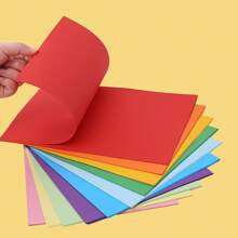 Vibrant Assorted Color Paper Sheets 100pcs For Decorating Drawing Origami Construction Printing Scrapbooking Card Making DIY Arts & Crafts Ideal For School Kindergarten Home Projects Girls Boys, School Supplies,Back To School