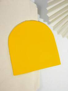 男女通用马卡龙色纯色针织便帽，Y2K 街头潮流亚克力帽秋季装