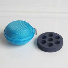 Estuche portátil para aceites esenciales con 7 botellas, bolsa para perfumes, caja para aceites esenciales, organizador de viaje, soporte de transporte, bolsa de almacenamiento, artículos esenciales para vacaciones, verano, vuelta al colegio, bolsa para la escuela, bolsa de viaje para mujeres, bolsa de maquillaje para viajes - Multicolor - Ver 6