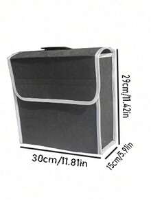 Foldable Car Trunk Organizer – Portable, Multipurpose Storage, Durable Felt, Space-Saving Design, Outdoor Travel Supplies, Car Organization And Storage Supplies,Car Tool Storage Bag - Multicolor - View 7