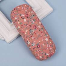 1 estojo para óculos Boho Floral – Caixa elegante para armazenamento de óculos unissex, durável e leve