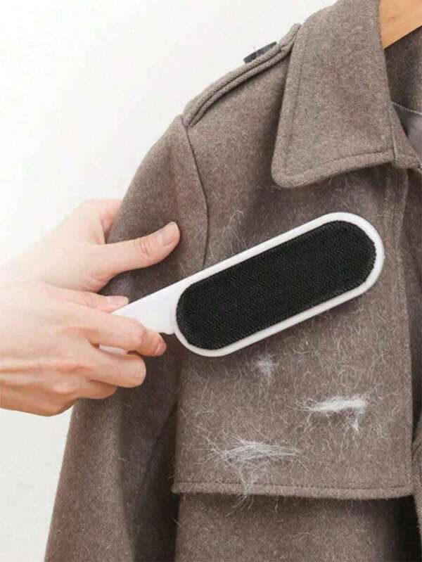 1pc Double-Sided Electrostatic Brush For Clothing, Lint Roller, Dust Removal Brush, Wool Coat Fuzz Remover