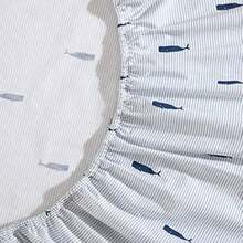 - Full Size Sheet Sets, Cotton Percale Bedding, Crisp & Cool, Coastal - 1 - 查看 4