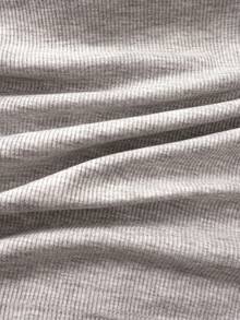 3 件套女式纯色罗纹针织吊带背心，带衬垫工字背心，休闲性感短款上衣 - 彩色 - 查看 8