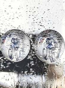 15 Stücke (5 cm) klare Kunststoff Saugnapf Haken - sicher befestigt, wasserdicht und langanhaltend - geeignet für Fenster, Glas, Dusche, Bad- und Küchenwände - perfekt für den täglichen Gebrauch, Festivals, Partys und Karnevalsdekoration