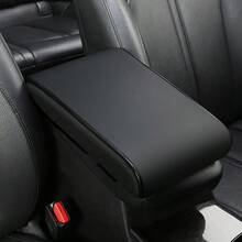 1 件升级版舒适 PU 皮革汽车扶手垫，加厚防滑，光滑易清洁，防水防污