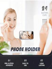 Silicone Suction Cups For Phone Case Self-Adhesive Mount - Hands Free Mobile Accessory Holder For Videos And Selfies - Compatible With All Mobile Phones