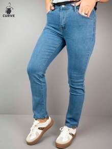 Jeans clássico de perna reta