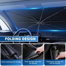 Automobile Sun Shade, Effective Sun Protection, Folding Windshield Sunshade, Fits Most Vehicles, Easy Storage, Thermal Insulation