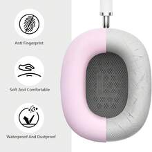 3-i-1 AirPodsMax silikonskyddsfodral, reptåligt skyddsfodral för öronkuddar/skyddsfodral för öronkåpor/skyddsfodral för huvudband - Multifärgad - Visa 6