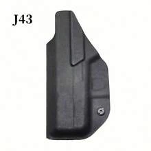 1件装黑色尼龙户外狩猎装备，轻便隐蔽式枪套，快拆式腰带枪套，带保护套，4种型号可选 - 彩色 - 查看 11