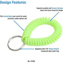 Keyring Party Favor Packs - Neon Green - View 3