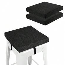 Square Bar Stool Cushions Non-Slip Chair Pads With Ties 2" Thi Chair Cushions Set Of 2 With Hine Washable Cover 12"" X 12"" - Multicolor - View 1