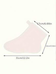 Disposable Transparent Foot Covers, High-Quality Foot Care Products, Disposable Clear Plastic Foot & Hand Covers - Unscented PE Moisturizing Socks For Pedicure, Manicure, Detox SPA, Infection Prevention & Hydration Care, Pedicure Accessories, Semitransparent Design, Durable Construction