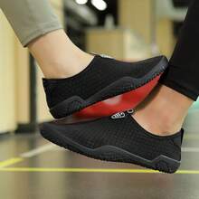 女士泳鞋，室内健身跑步瑜伽户外沙滩徒步水鞋，女士拖鞋 - 黑色 - 查看 5