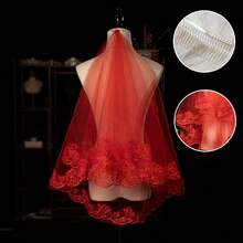 1 pieza Velo negro de doble capa con peine, adecuado para boda, cosplay, fotografía, accesorio elegante de boda, estilo impresionante - Multicolor - Ver 7