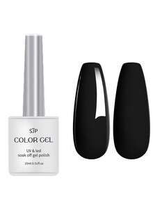 1/60 Color 15ml Nail Polish Set, Removable UV/LED Gel Nail Polish With Color Card, Summer Manicure, Blue, Purple, Orange, Green Glitter Removable Gel Nail Polish Manicure Set, Suitable For Women And Girls - Black - View 3