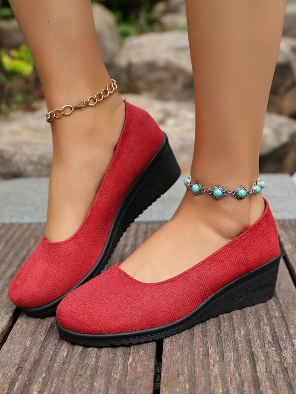 Women's Platform Slip On Loafers, Fashion High-End Stylish Durable Comfortable Casual Wear, The Best Choice For Women