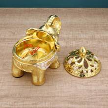 1件大象形香炉，适合客厅、门厅、餐桌、茶几等家居装饰。适用于瑜伽、香薰、家居装饰 - 彩色 - 查看 5