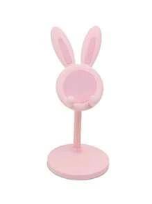 Cute Desktop Phone Holder, Adjustable Rabbit Phone Holder - The Perfect Student Desktop Companion, Suitable For Lazy Days, Desktop Accessories