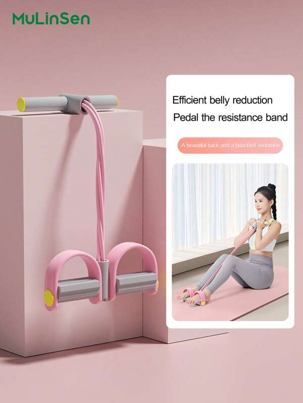 mulinsen Home Fitness Equipment Foot Pedal Resistance Band Stretching Assist Situp Helper