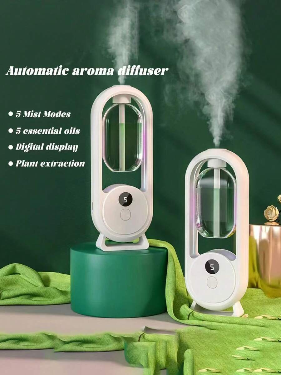 1pc Automatic Essential Oil Diffuser For Home And Hotel, Air Freshener For Toilet And Bathroom, Aromatherapy Machine For Scenting Room, Fragrance Sprayer For Aromatic Impact