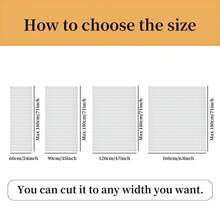 2pcs/Set, Multiple Color & Size Options, Minimalist Pleated Curtains, Semi-Blackout, Breathable, Easy Installation Without Drilling, Retractable, Customizable Fit All Rooms, Adds Elegant Style To Space