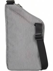 Travelon: Bolso cruzado delgado, esencial para viajes alrededor del mundo - Gris - Ver 7