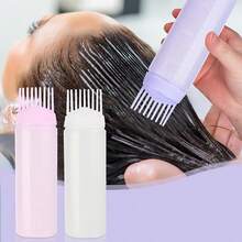 1件美发沙龙干洗喷雾瓶、梳子、染发剂瓶、染发膏容器、量杯、烫发液瓶、美发沙龙工具