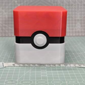 pokemon 2pcs Creative Cartoon Fun Card Toy Storage Box, Desktop Decor Display Box,School Supplies,Back To School
