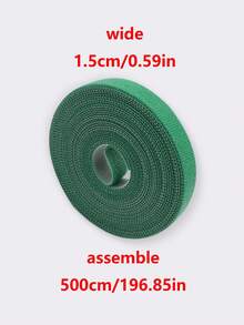 1 件装电缆整理带，魔术贴电线扎带，用于电脑桌面管理，适用于办公室、宿舍和家庭使用